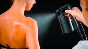 Spray tan back